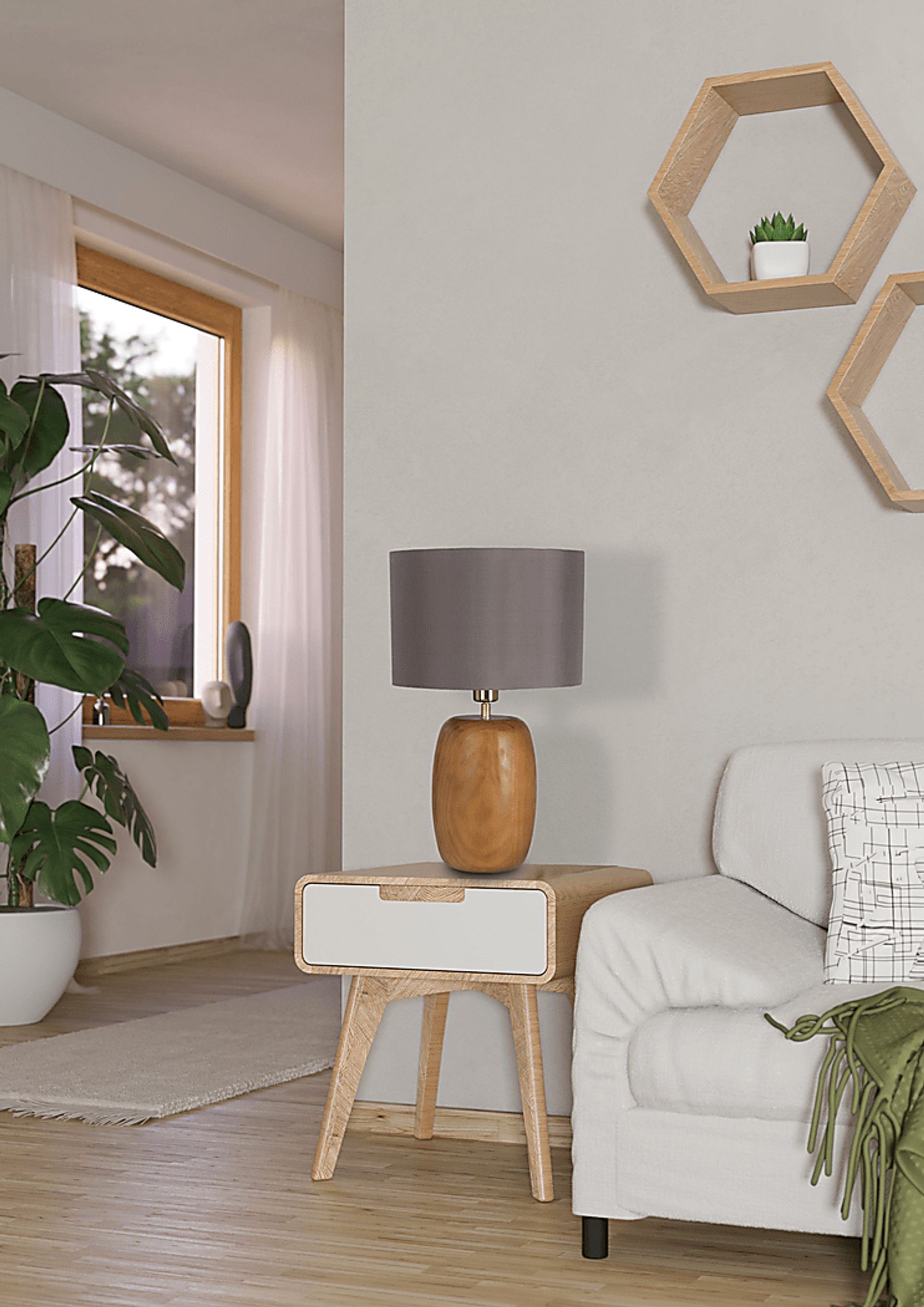 Mckinstry Street Brown Lamp - Image 3