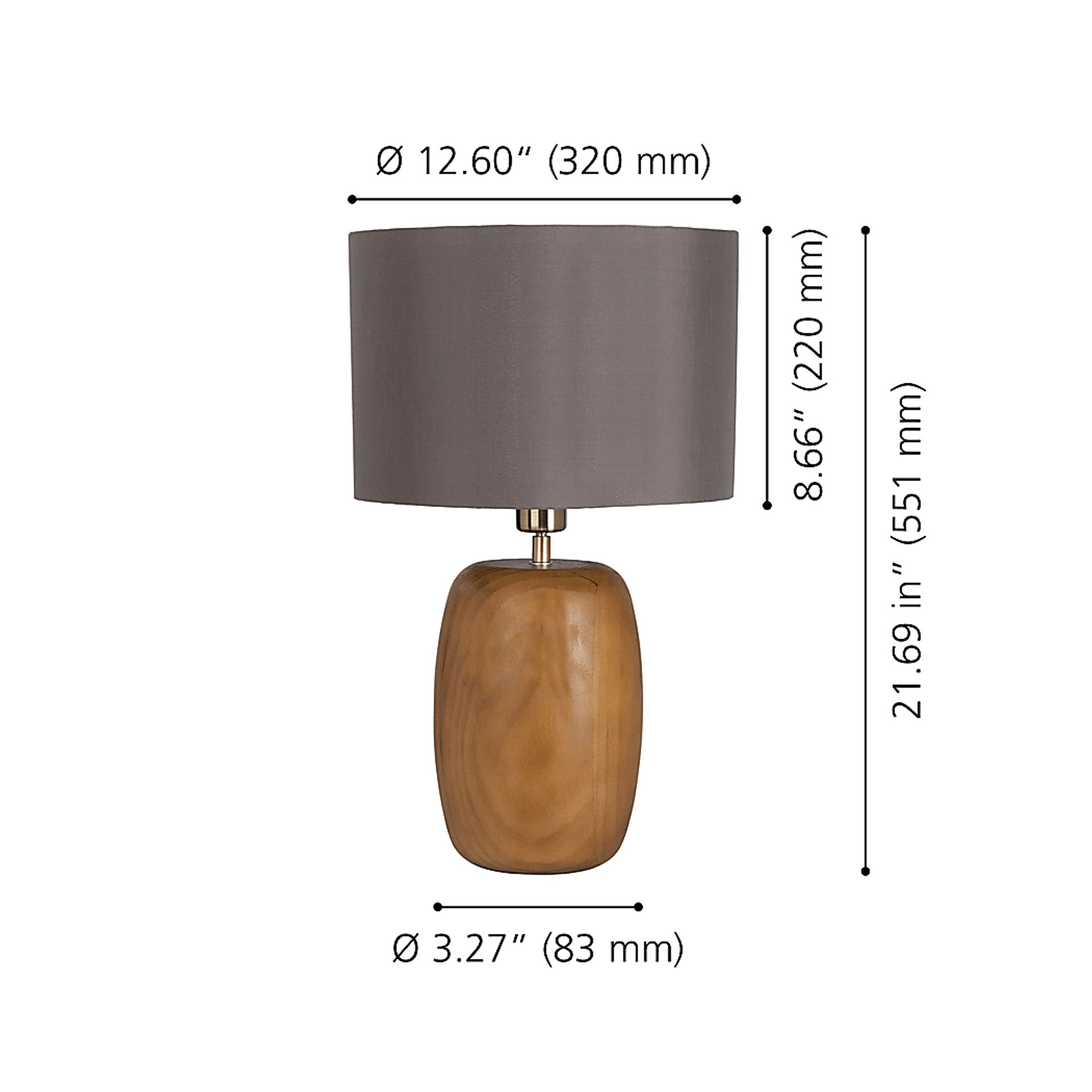 Mckinstry Street Brown Lamp - Image 5