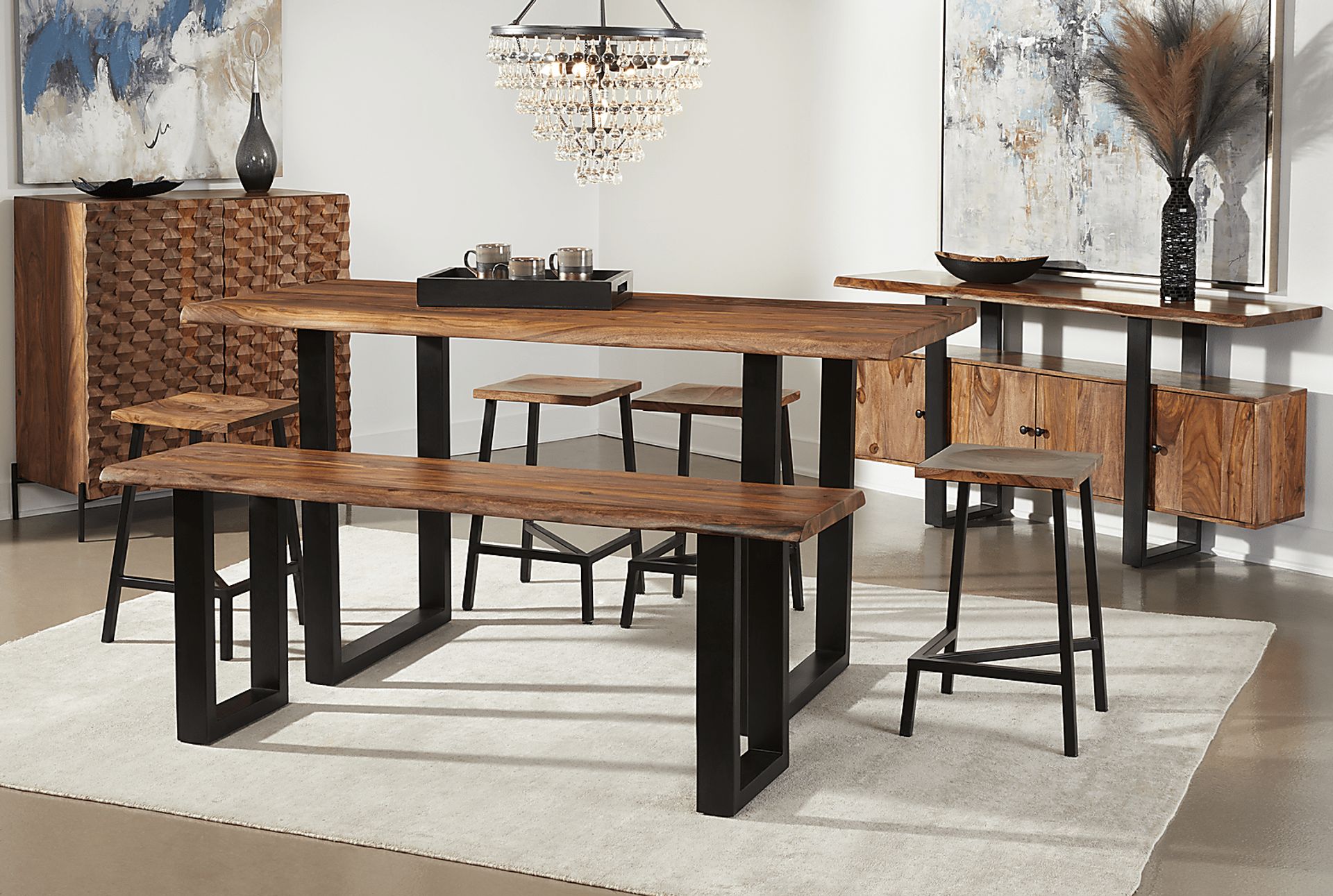 Mclaws Brown Counter Height Dining Table - Image 2