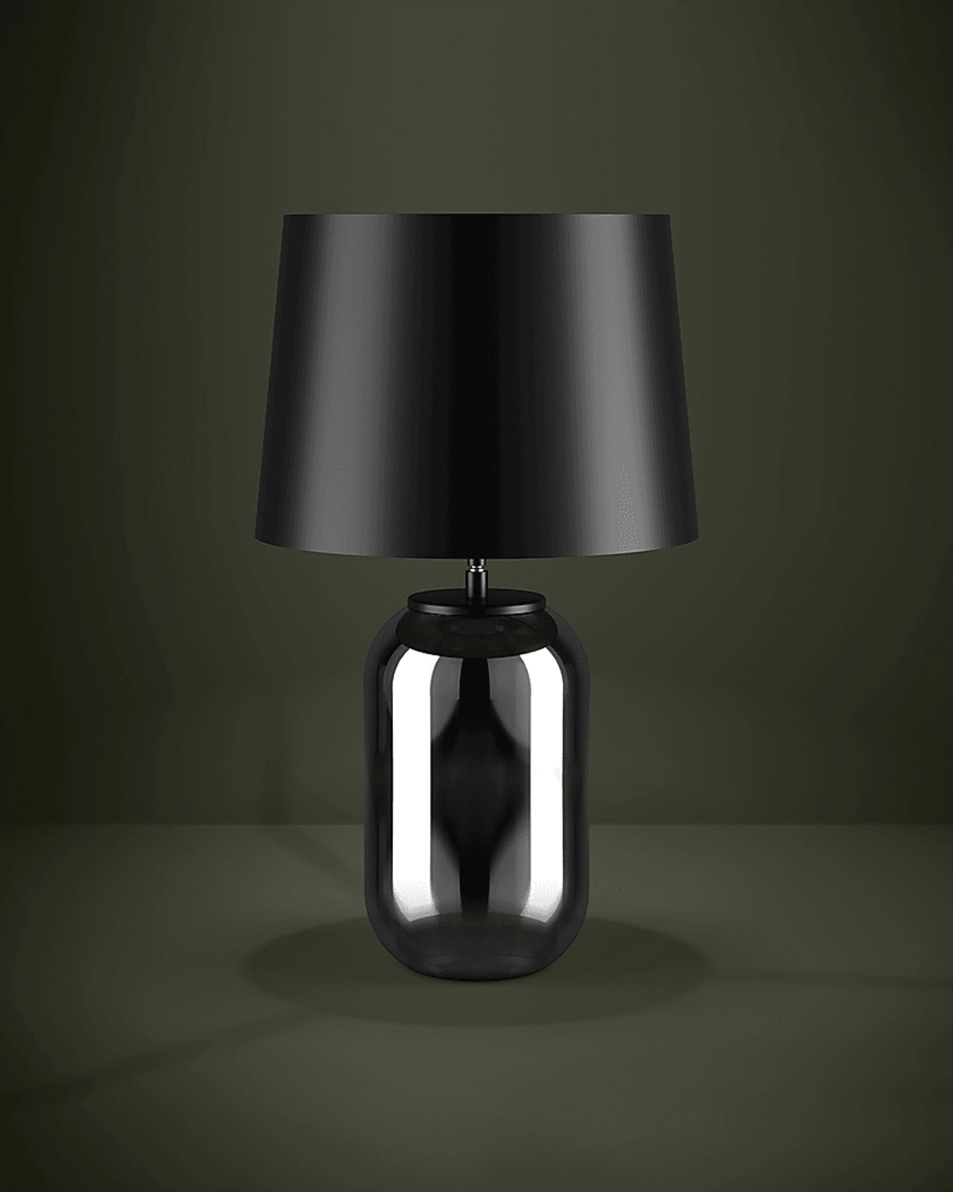 Mclean Road Black Lamp - Image 4