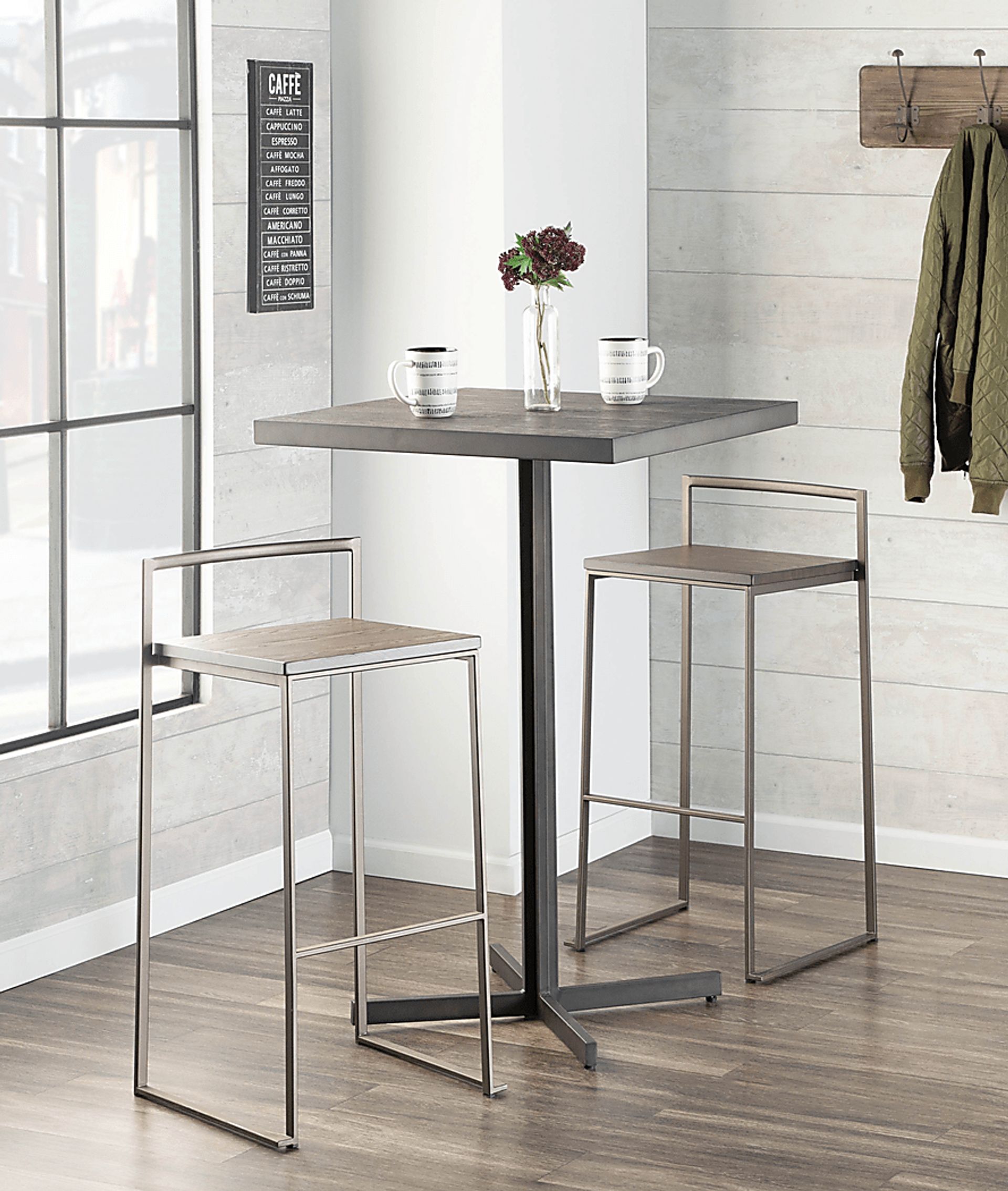 Mclynn Espresso Pub Table - Image 11