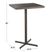 Mclynn Espresso Pub Table