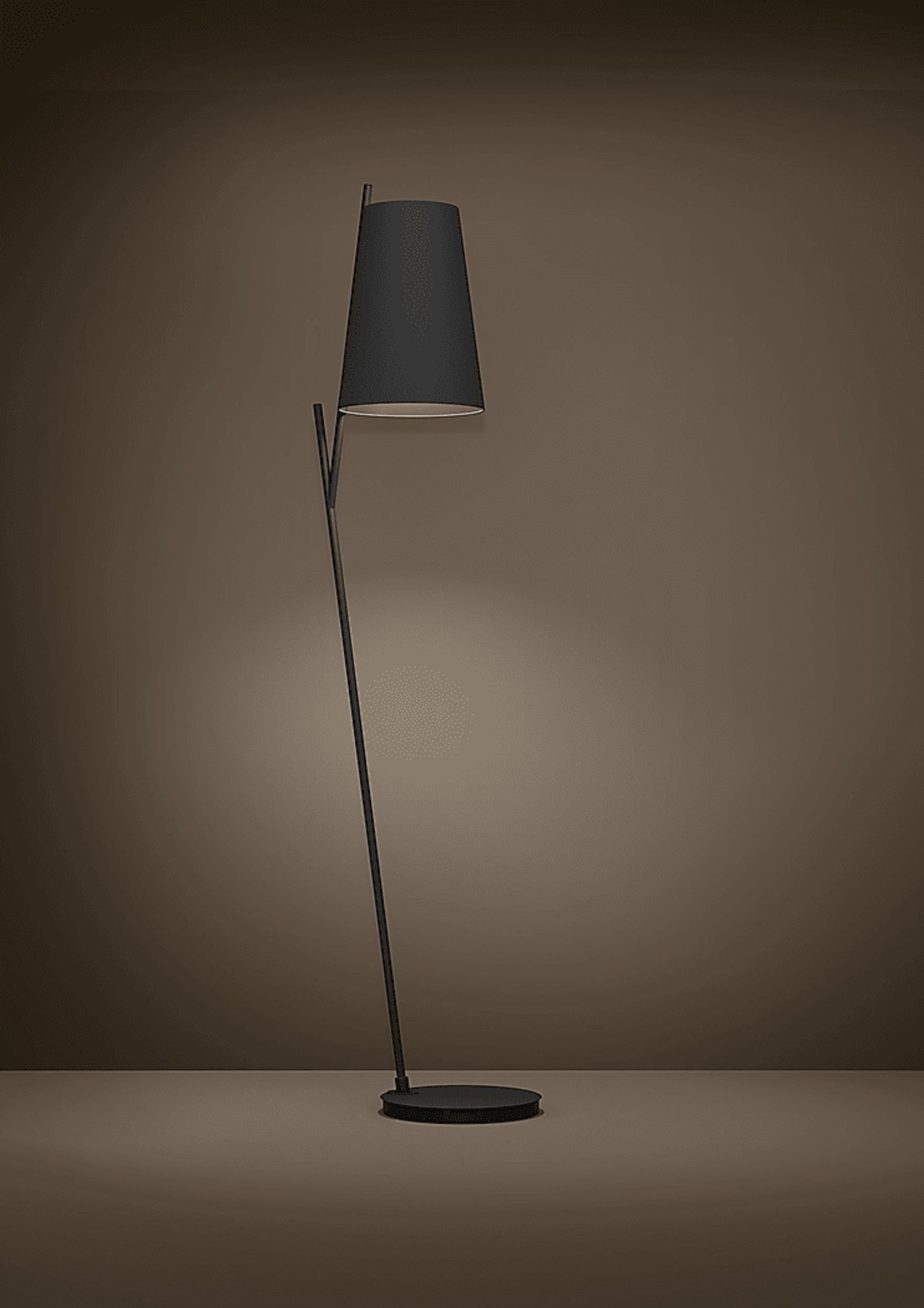 Mcquade Boulevard Black Floor Lamp - Image 2