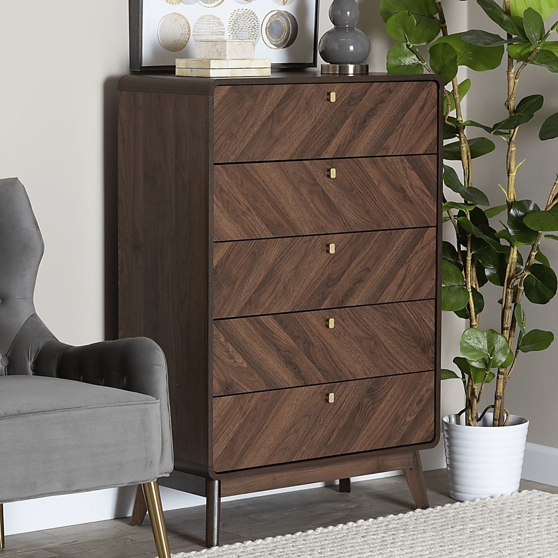 Mcternan Brown Chest - Image 2