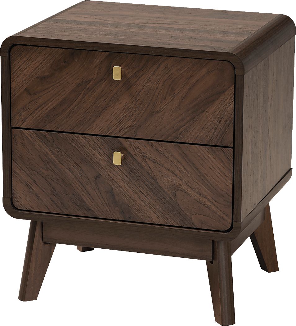 Mcternan Brown Nightstand