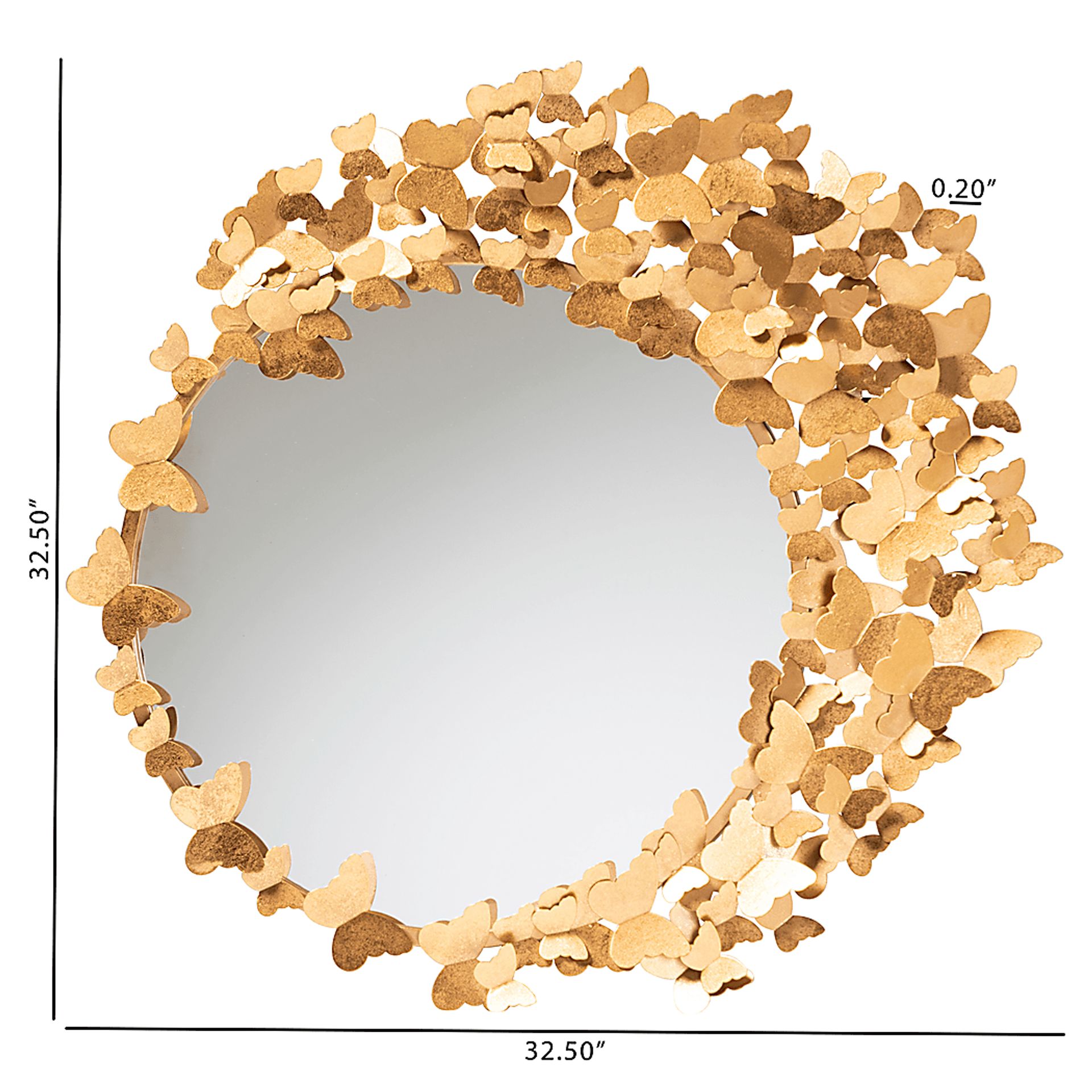 Meacham Gold Mirror - Image 4