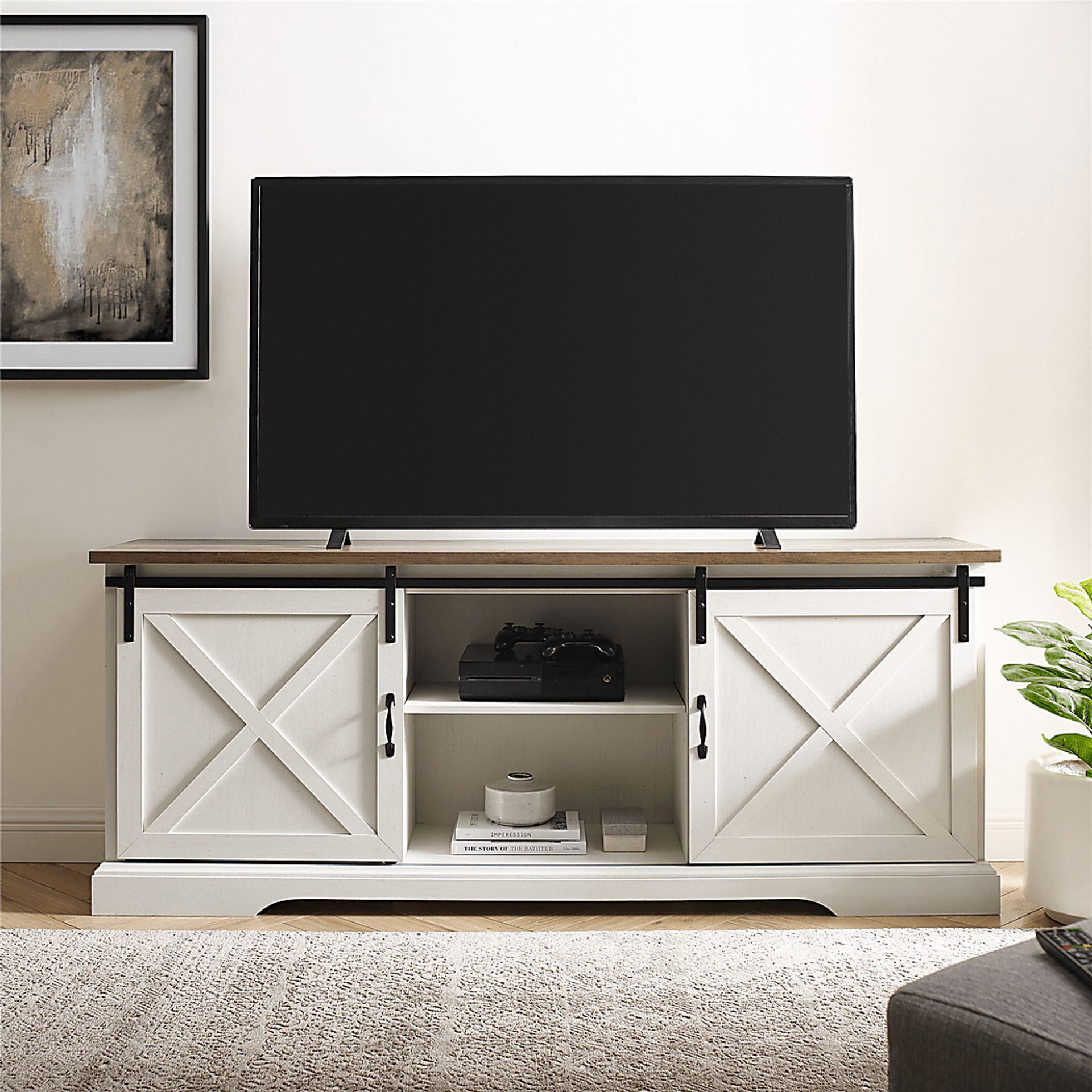 Meador White 70 in. Console - Image 5