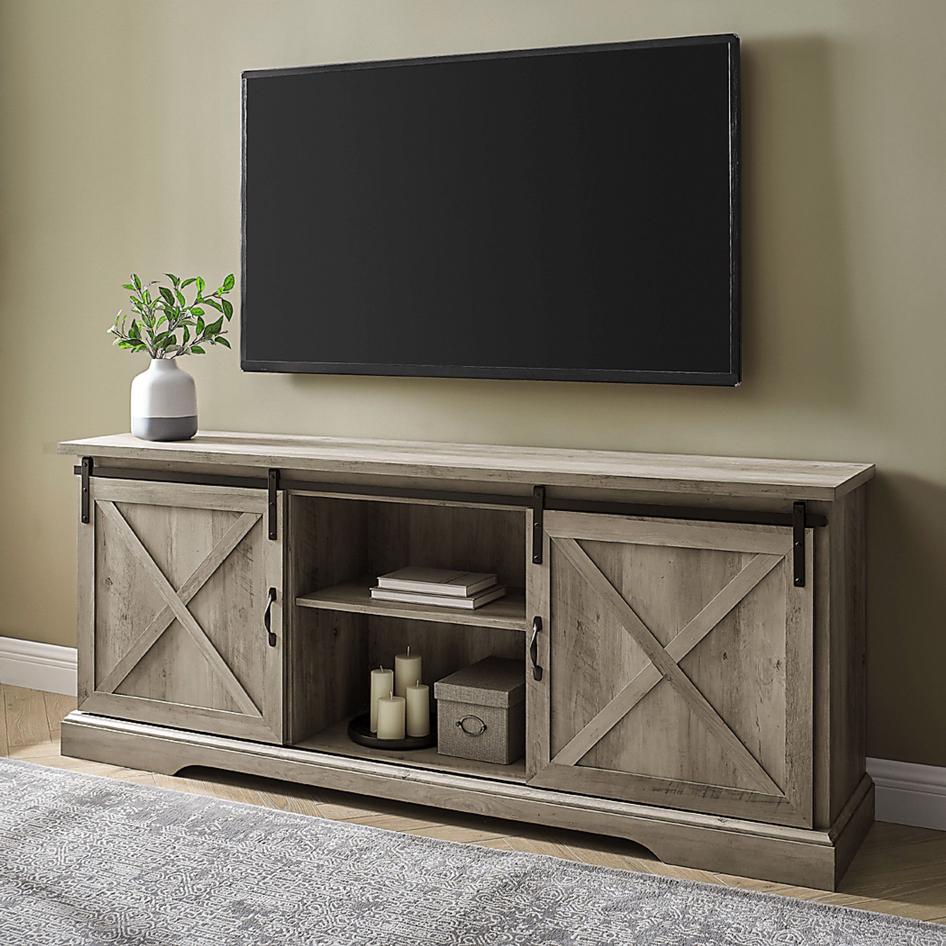 Meador Gray 70 in. Console - Image 4