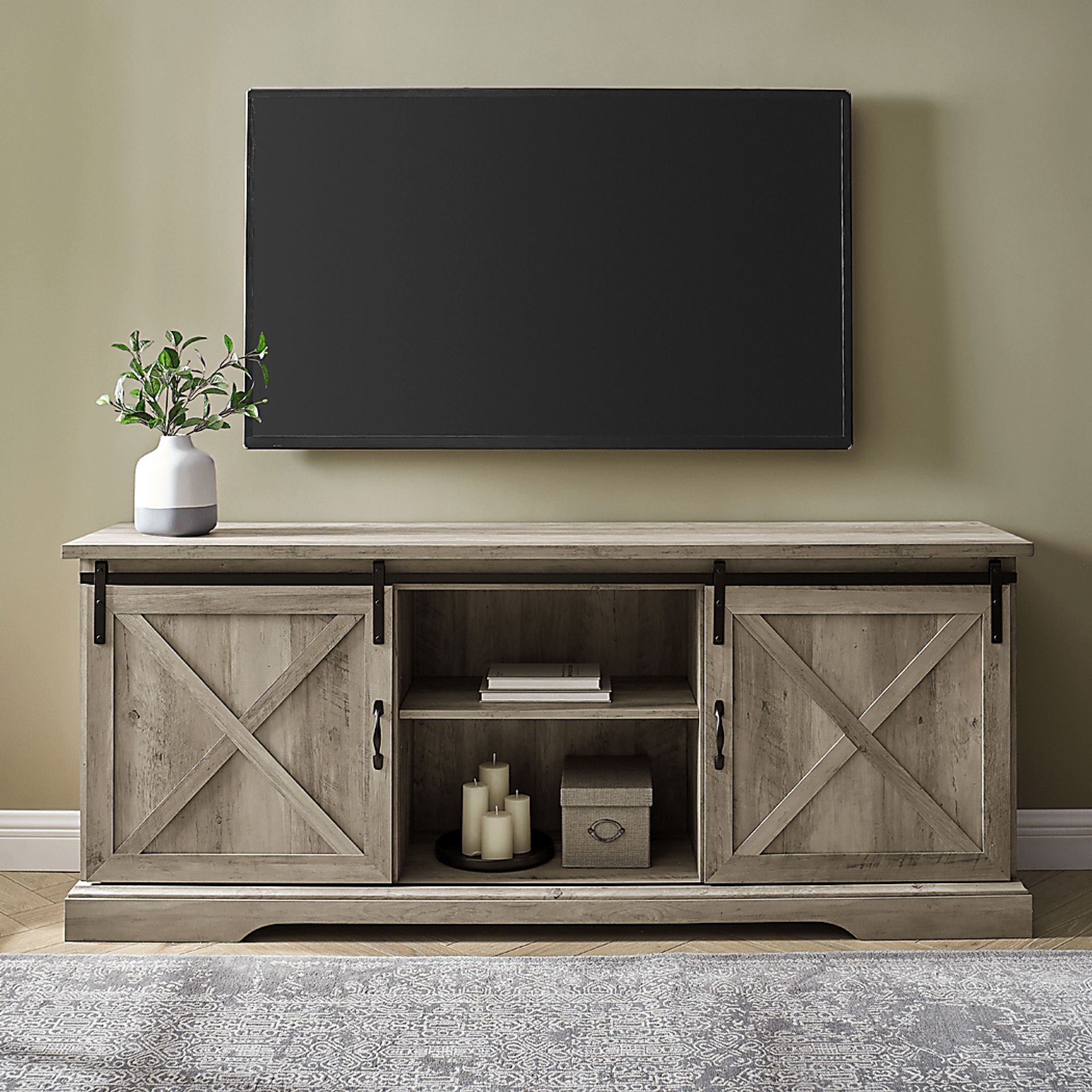 Meador Gray 70 in. Console - Image 5