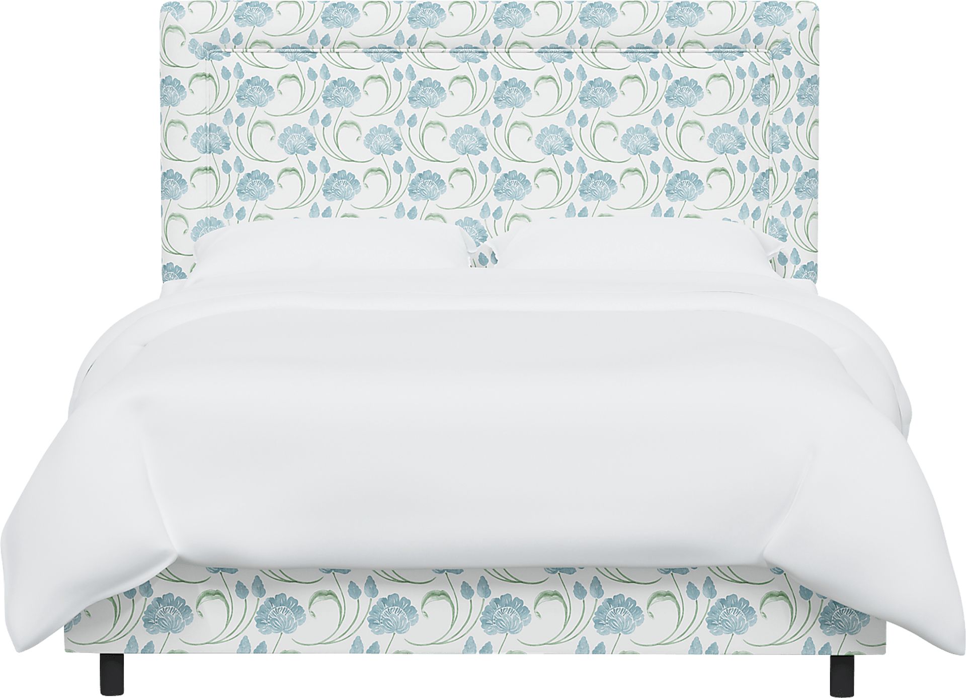Meadow Breeze Sage Full Upholstered Bed - Image 2