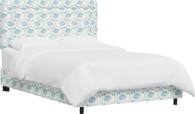 Meadow Breeze Sage Full Upholstered Bed