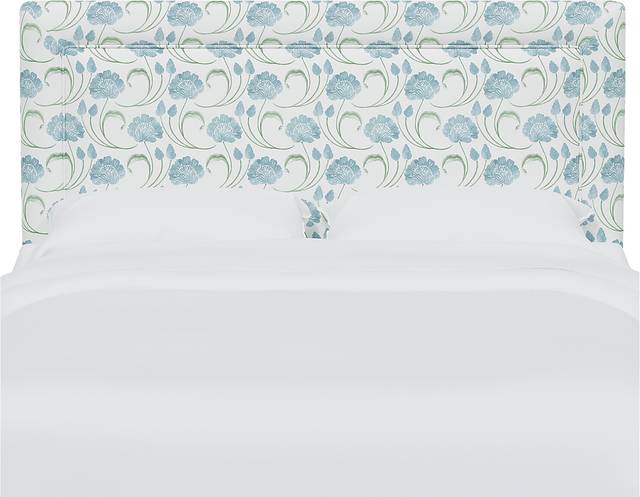 Meadow Breeze Sage Queen Upholstered Headboard - Thumbnail - Image 2