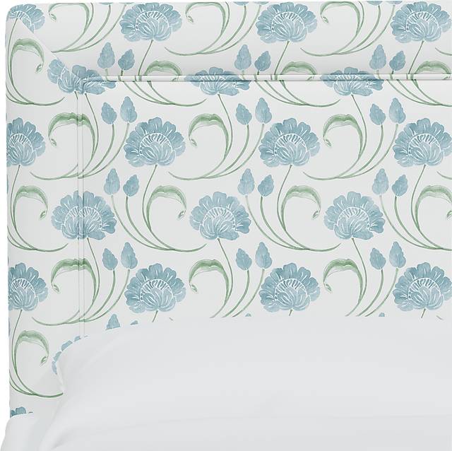 Meadow Breeze Sage Queen Upholstered Headboard - Thumbnail - Image 4