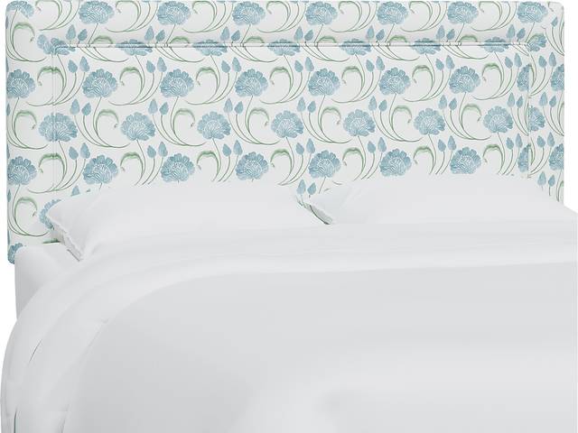 Meadow Breeze Sage Queen Upholstered Headboard - Thumbnail - Image 1