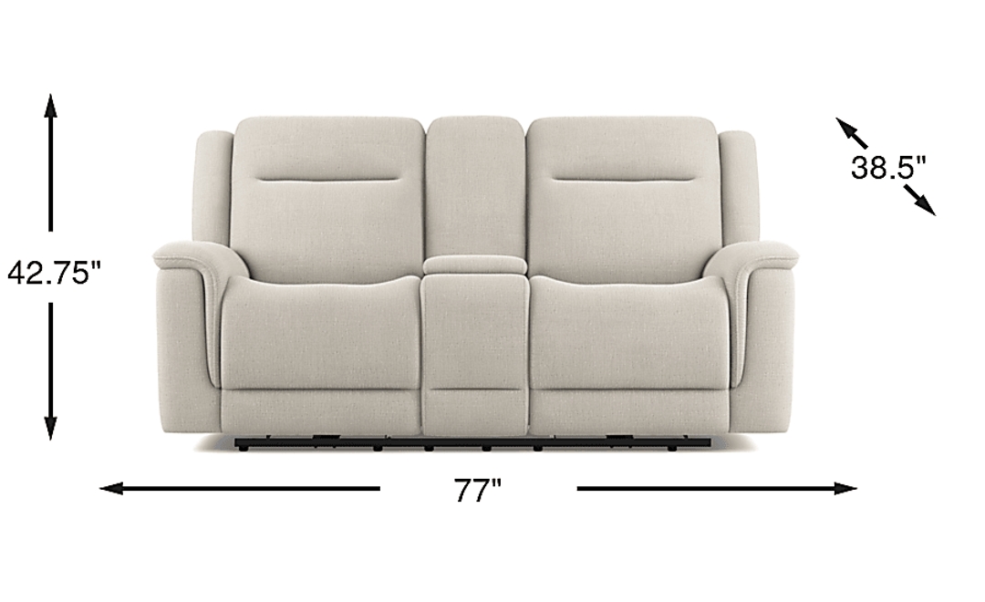 Meadow Park Dual Power Reclining Loveseat