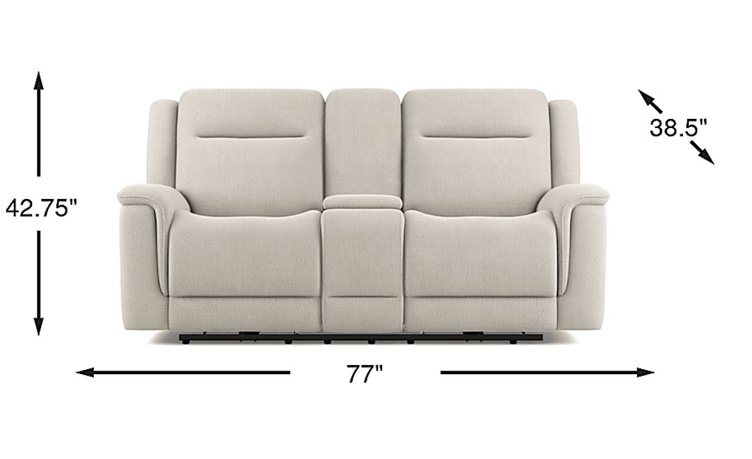 Meadow Park Dual Power Reclining Loveseat