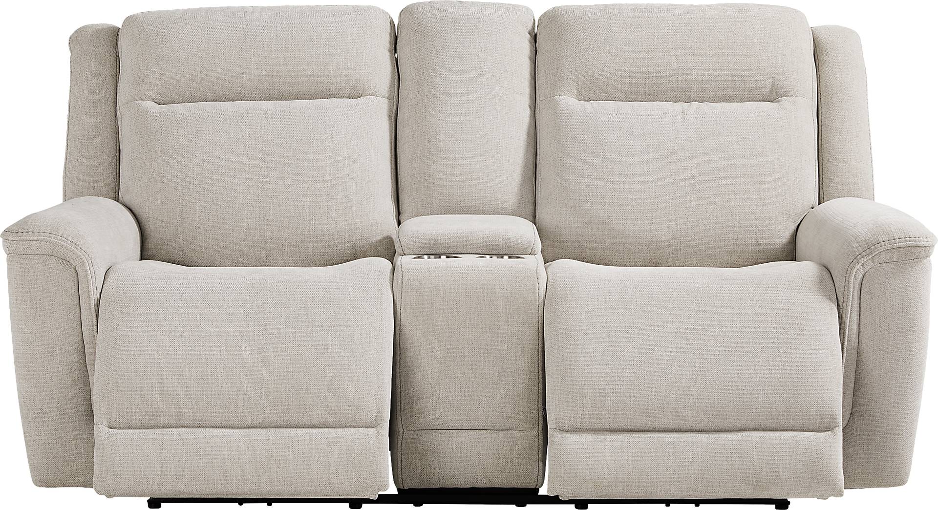 dual power console loveseat