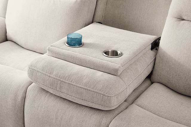 Meadow Park Cement 2 Pc Dual Power Reclining Living Room - Thumbnail - Image 7