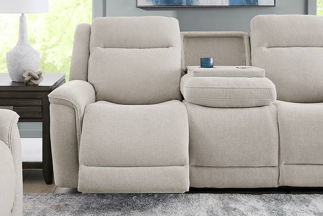 Meadow Park Cement 2 Pc Dual Power Reclining Living Room - Thumbnail - Image 8