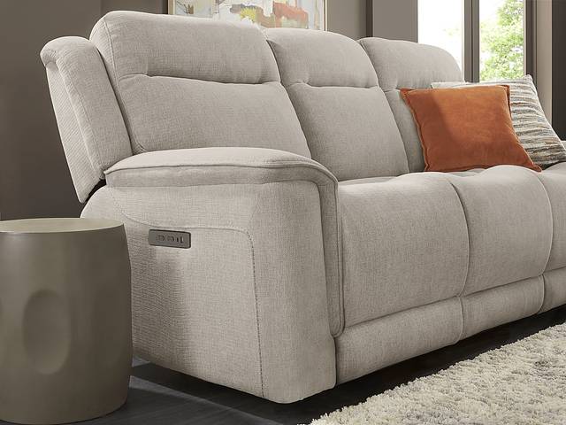 Meadow Park Cement 2 Pc Dual Power Reclining Living Room - Thumbnail - Image 9