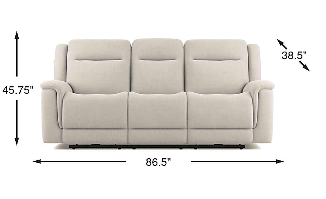 Meadow Park Dual Power Reclining Sofa