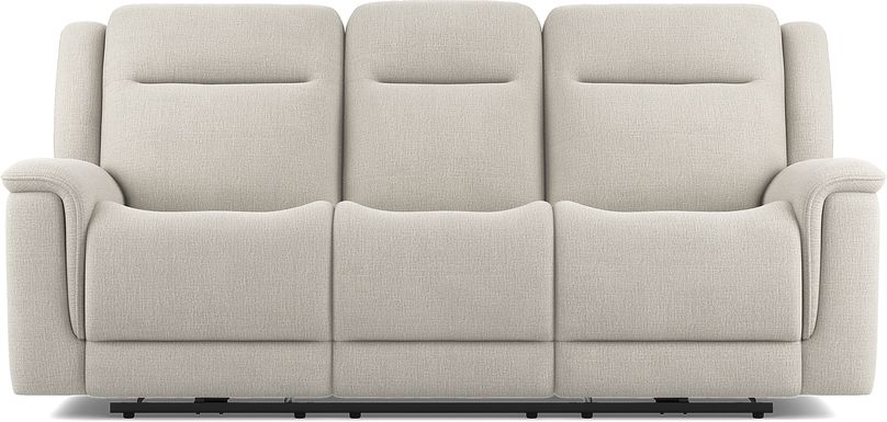 Meadow Park Cement Dual Power Reclining Sofa