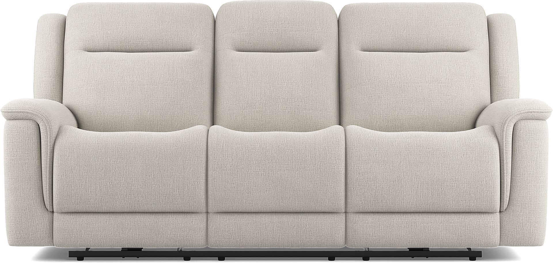 Meadow Park Cement 5 Pc Living Room with Dual Power Reclining Sofa - Image 2