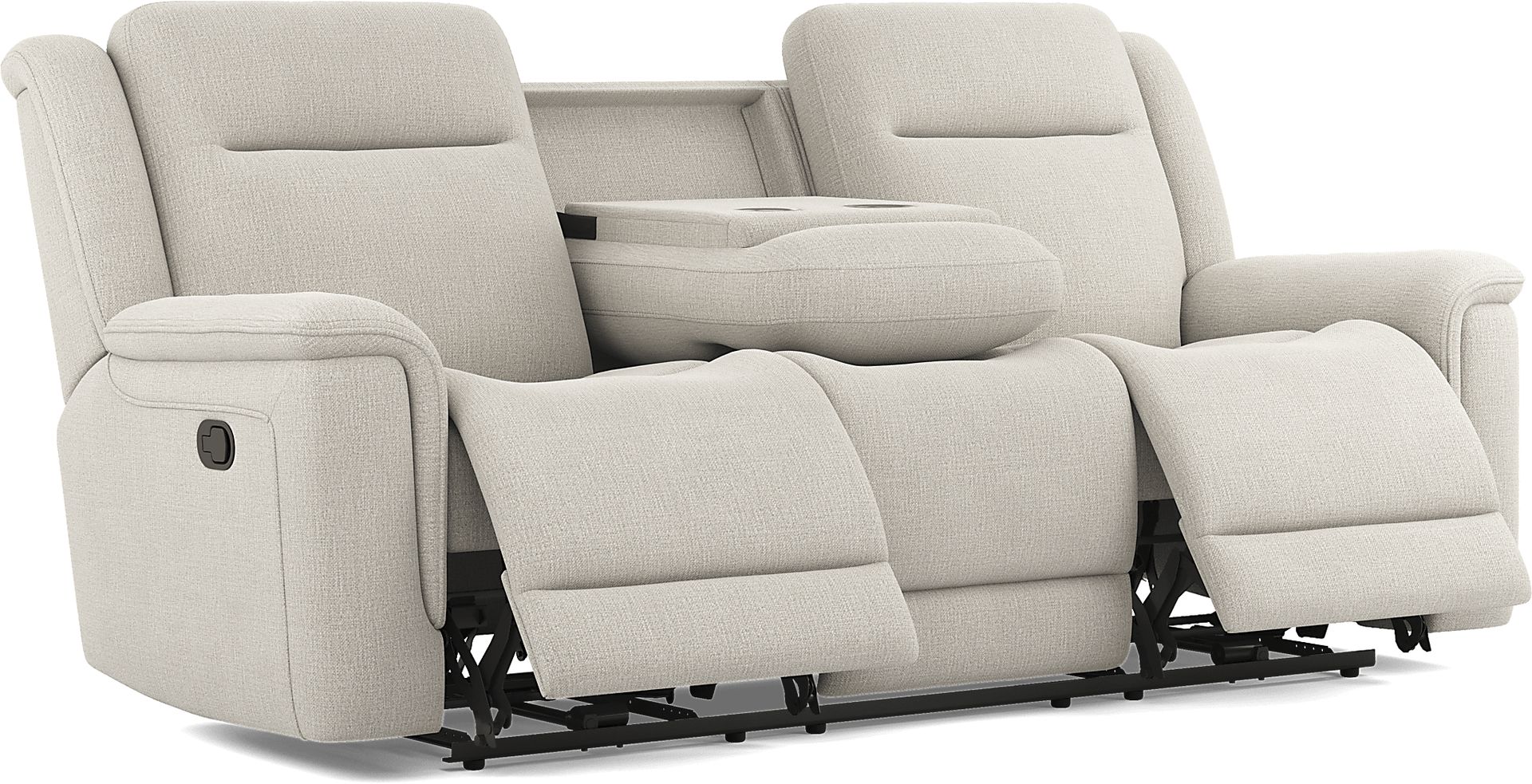 Meadow Park Cement Reclining Sofa - Image 3