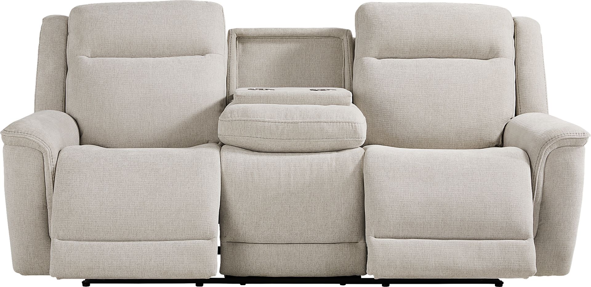 Meadow Park Cement 7 Pc Reclining Living Room - Image 4