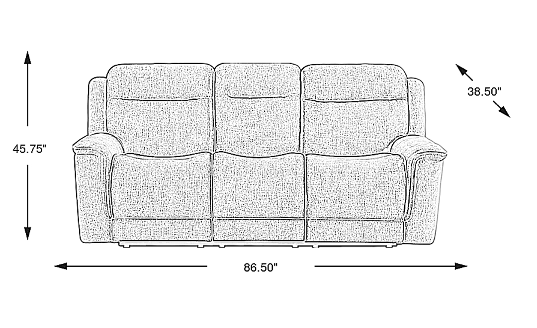 Meadow Park Non-Power Reclining Sofa
