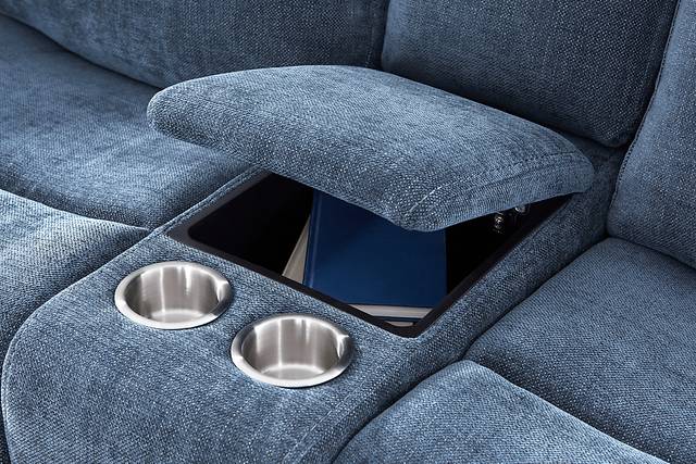 Meadow Park Cobalt 5 Pc Dual Power Reclining Living Room - Thumbnail - Image 11