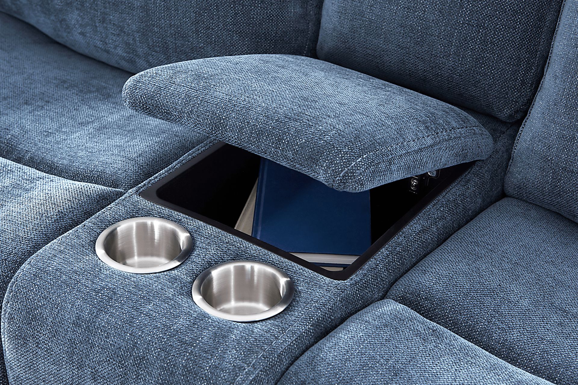 Meadow Park Cobalt 5 Pc Dual Power Reclining Living Room - Image 11