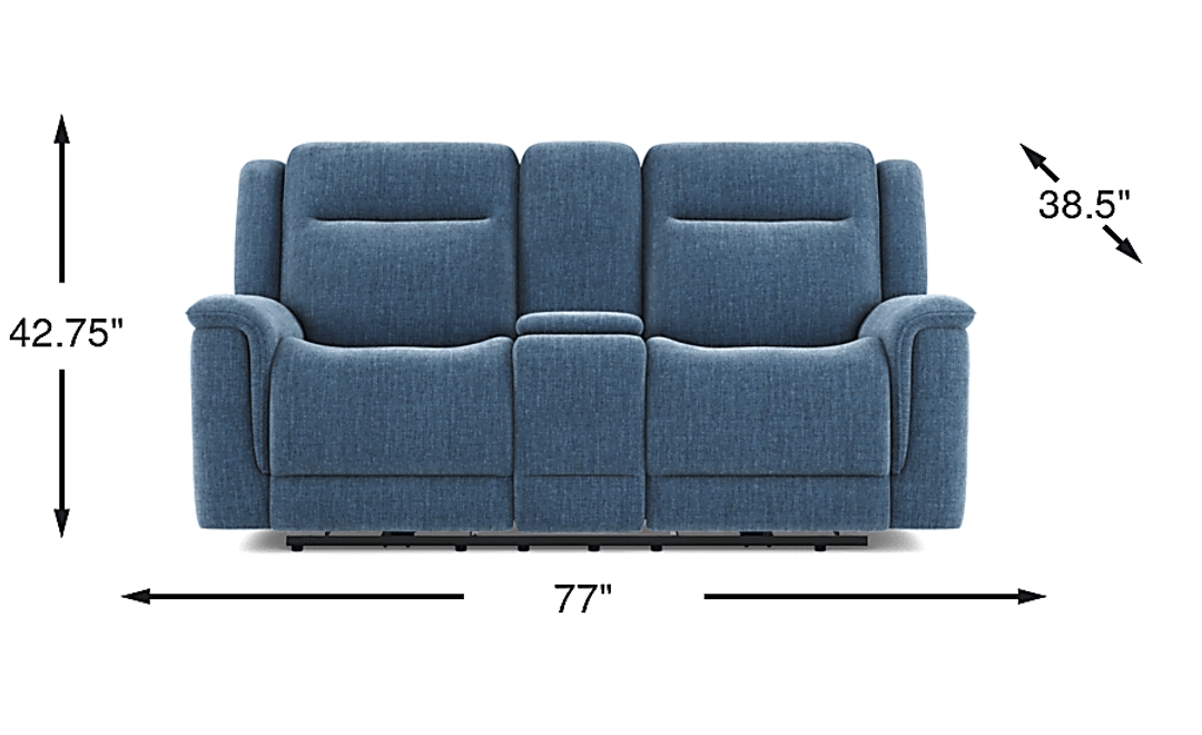 Meadow Park Dual Power Reclining Loveseat