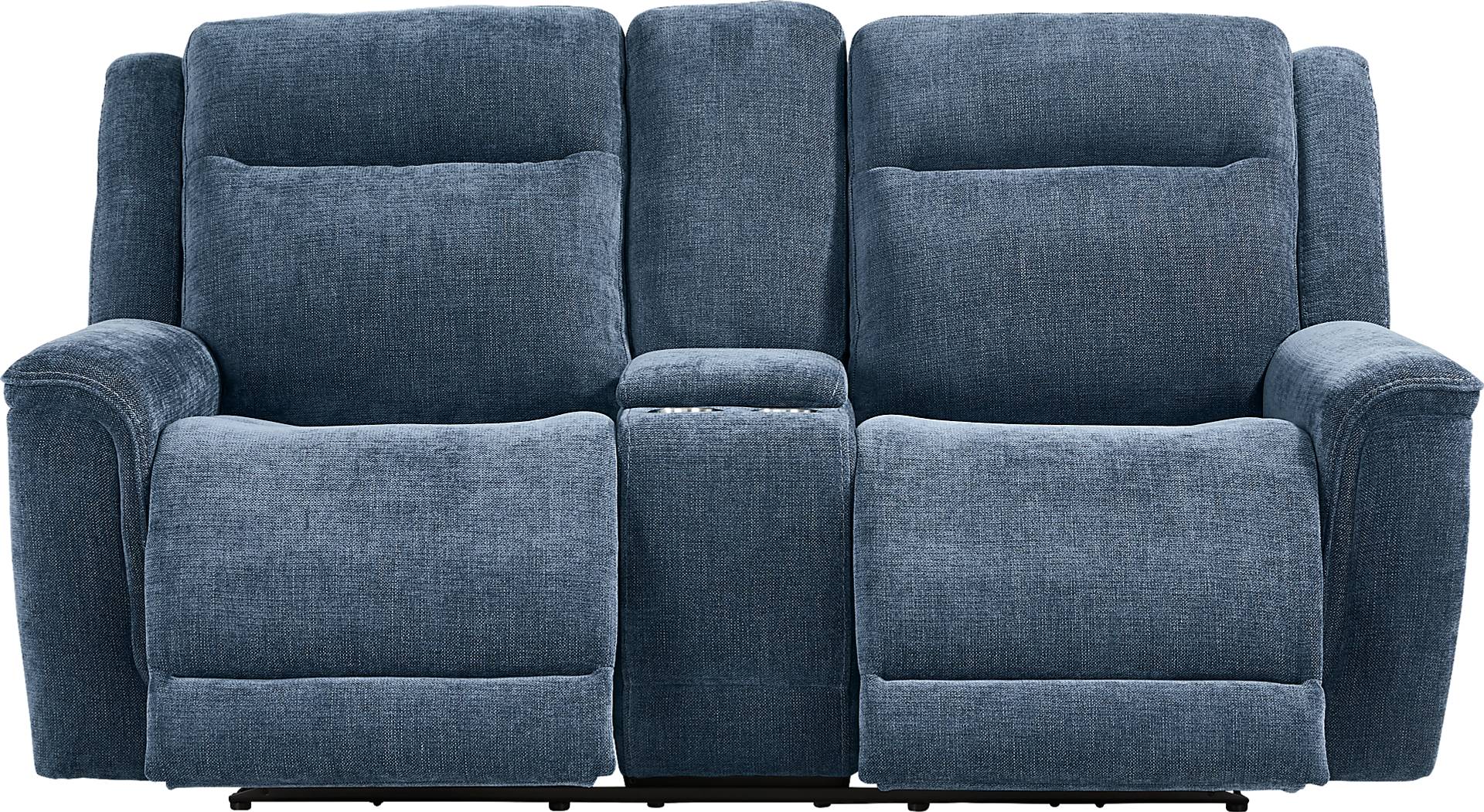 dual power console loveseat