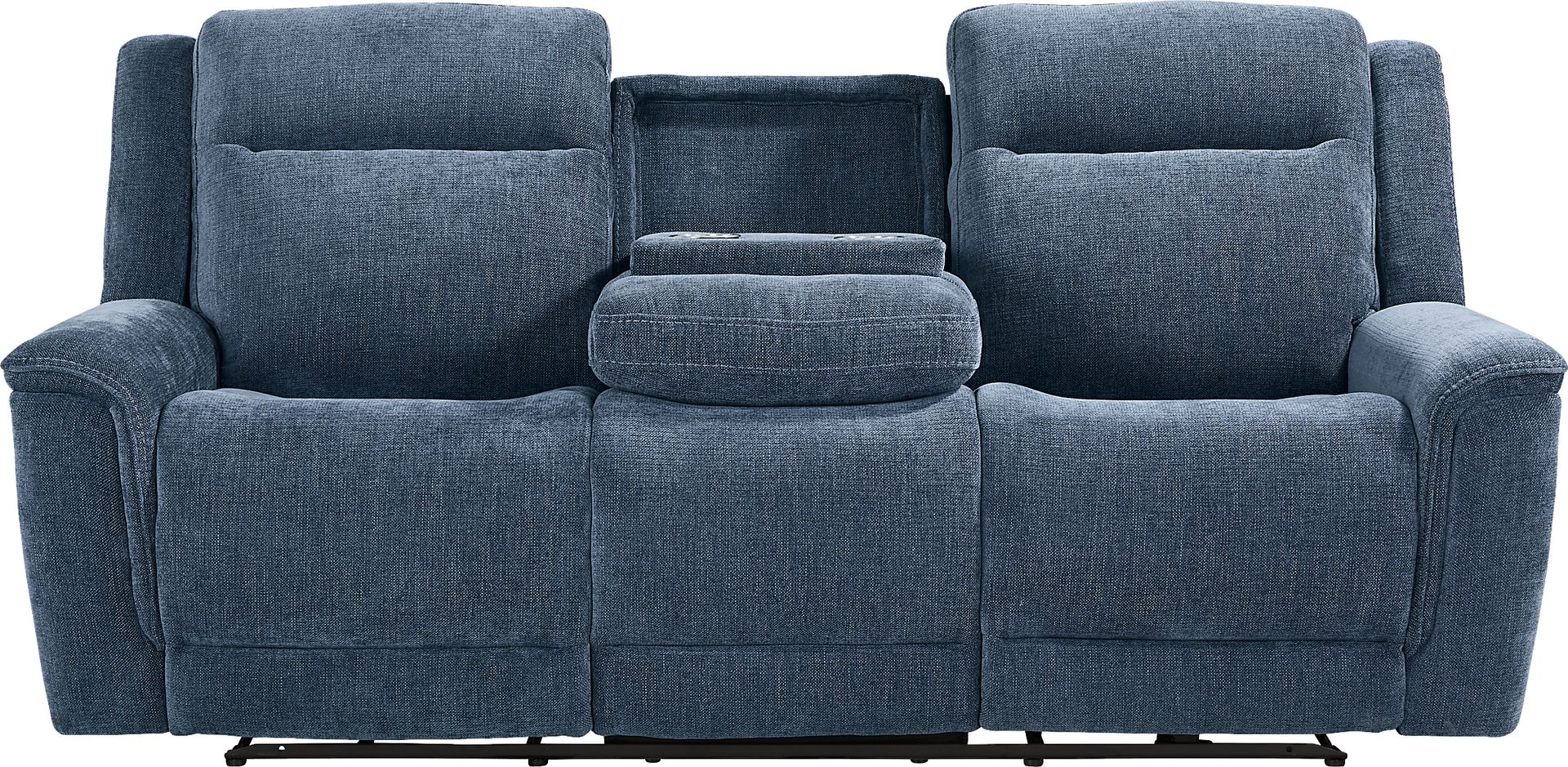 Meadow Park Cobalt 5 Pc Dual Power Reclining Living Room - Image 4