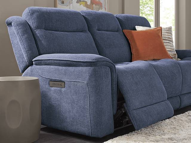 Meadow Park Cobalt 5 Pc Dual Power Reclining Living Room - Thumbnail - Image 5