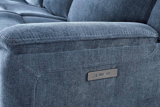 Meadow Park Cobalt 5 Pc Dual Power Reclining Living Room - Thumbnail - Image 7