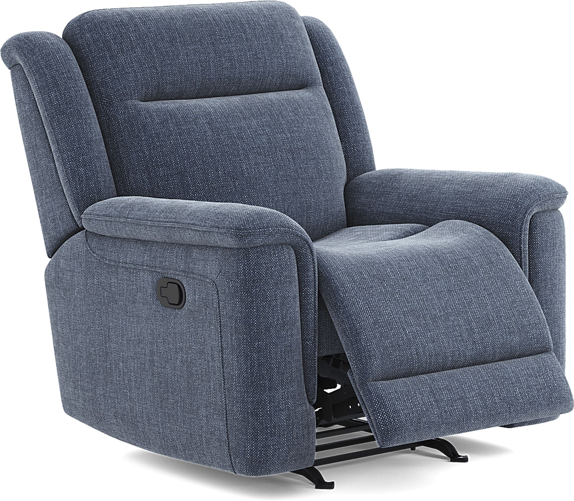 Meadow Park Cobalt Glider Recliner - Image 1