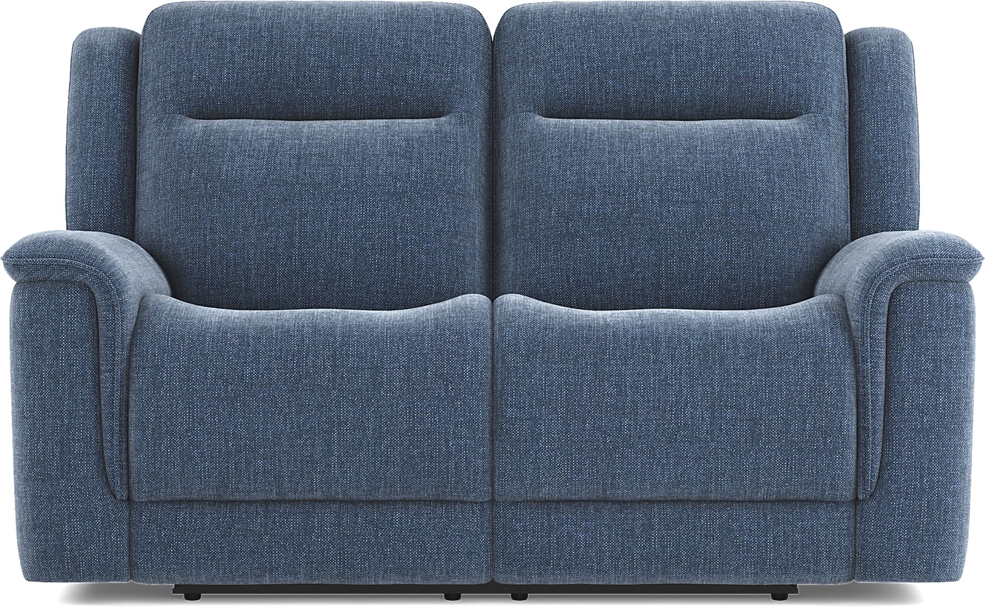 Meadow Park Cobalt Reclining Loveseat - Image 3