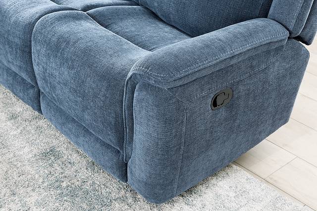 Meadow Park Cobalt 3 Pc Reclining Living Room with Dual Power Reclining Sofa - Thumbnail - Image 13
