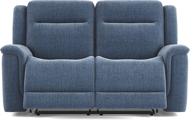 Meadow Park Cobalt Reclining Loveseat