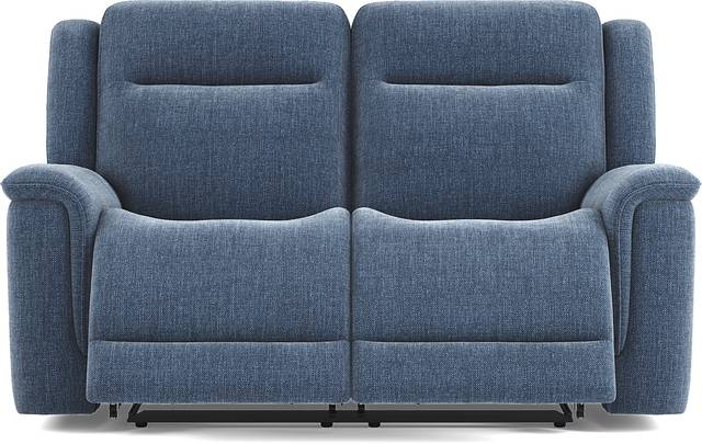 Meadow Park Cobalt Reclining Loveseat - Thumbnail - Image 1