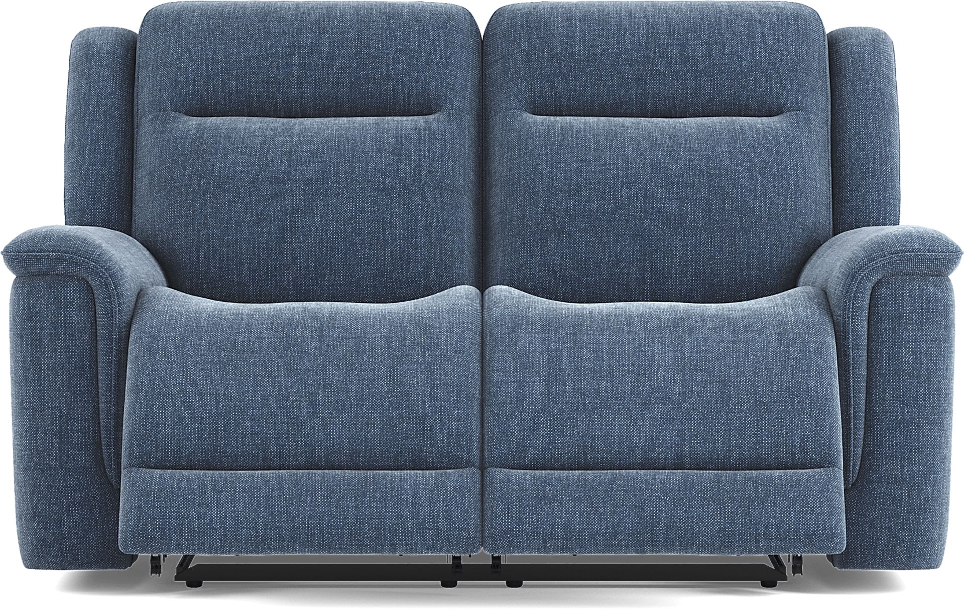Meadow Park Cobalt Reclining Loveseat - Image 1