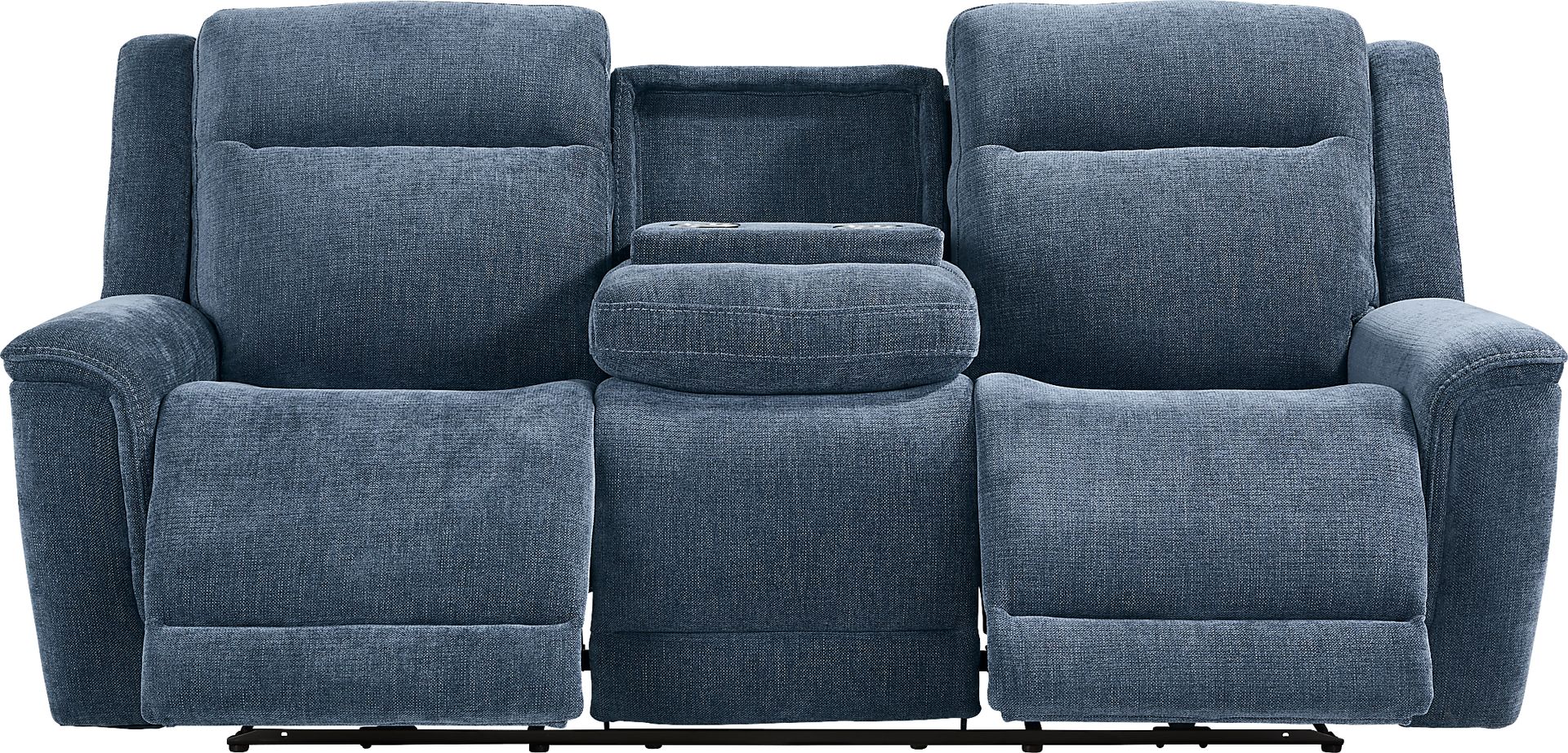 Meadow Park Cobalt 8 Pc Reclining Living Room - Image 4