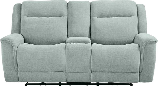 Meadow Park Seafoam 3 Pc Dual Power Reclining Living Room - Thumbnail - Image 9