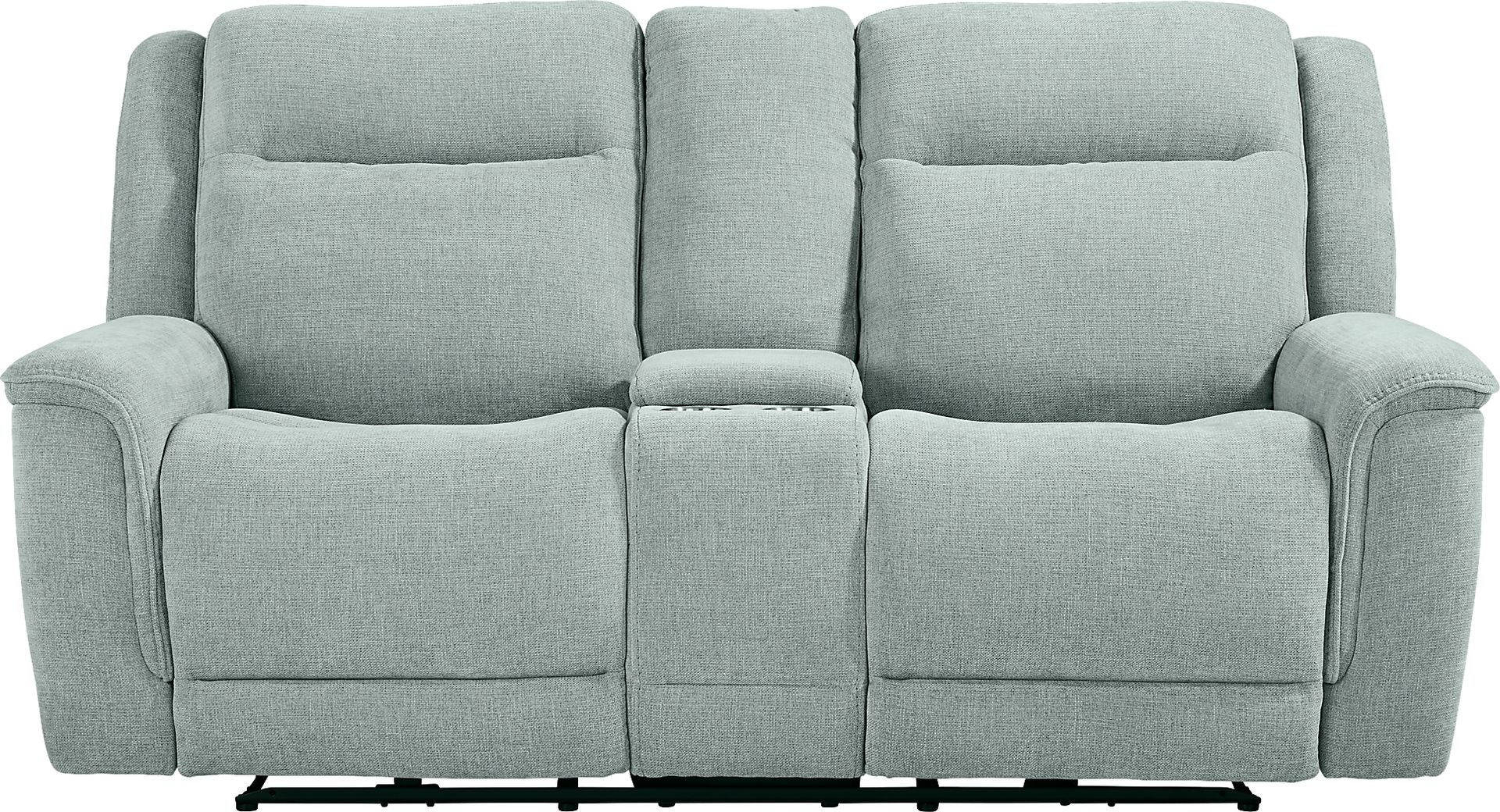 Meadow Park Seafoam 3 Pc Dual Power Reclining Living Room - Image 9