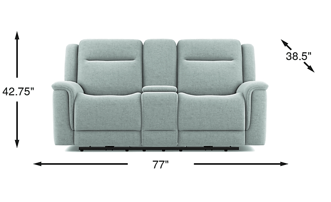 Meadow Park Dual Power Reclining Loveseat