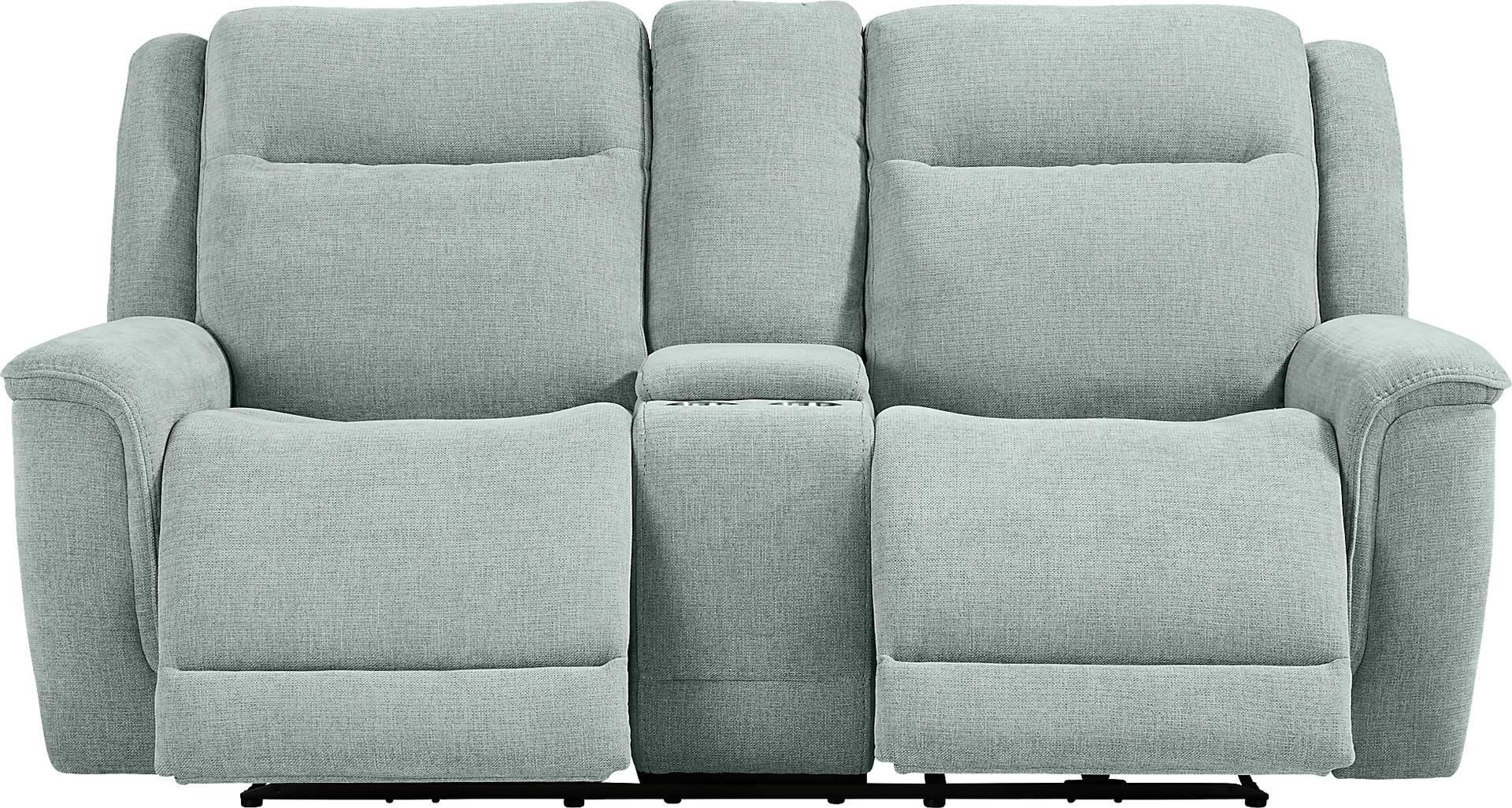 dual power console loveseat
