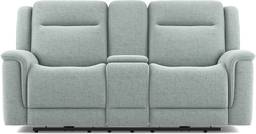 dual power console loveseat