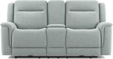 dual power console loveseat